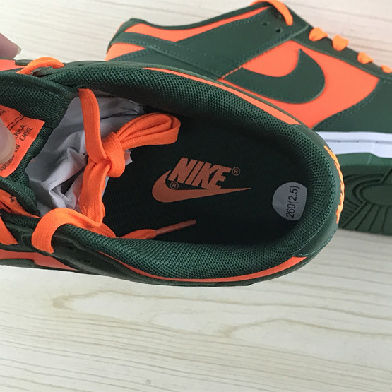 Nike Dunk Low “Miami Hurricanes” Sneaker   DD1391-300 - DopestKickz