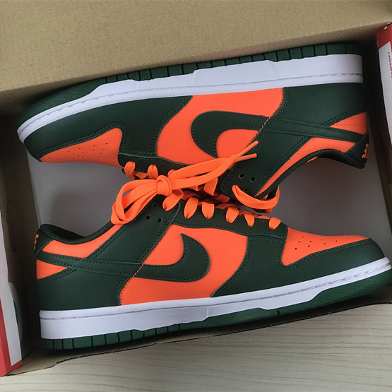 Nike Dunk Low “Miami Hurricanes” Sneaker   DD1391-300 - DopestKickz