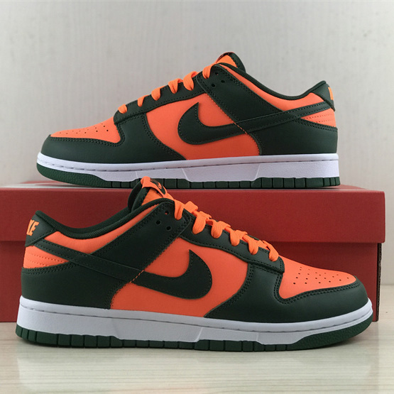 Nike Dunk Low “Miami Hurricanes” Sneaker   DD1391-300 - DopestKickz