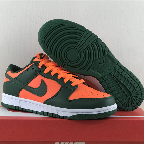 Nike Dunk Low “Miami Hurricanes” Sneaker   DD1391-300 - DopestKickz