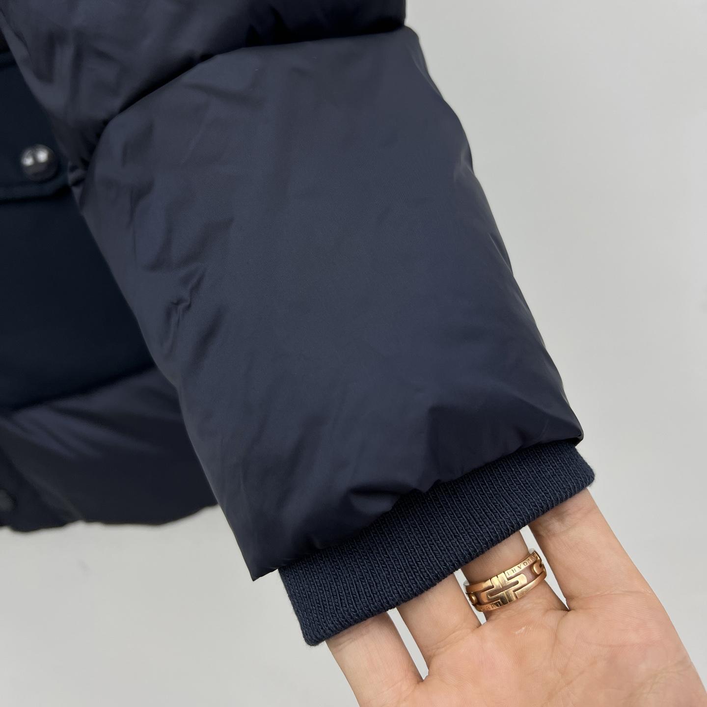 Burberry Logo Appliqué Nylon Puffer Coat - DopestKickz