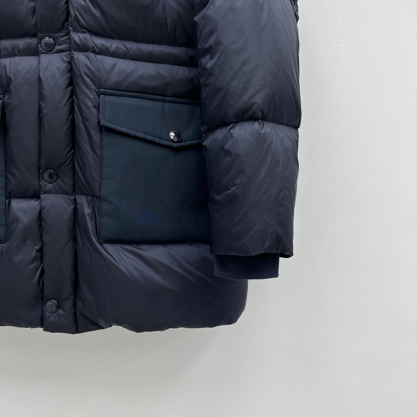 Burberry Logo Appliqué Nylon Puffer Coat - DopestKickz