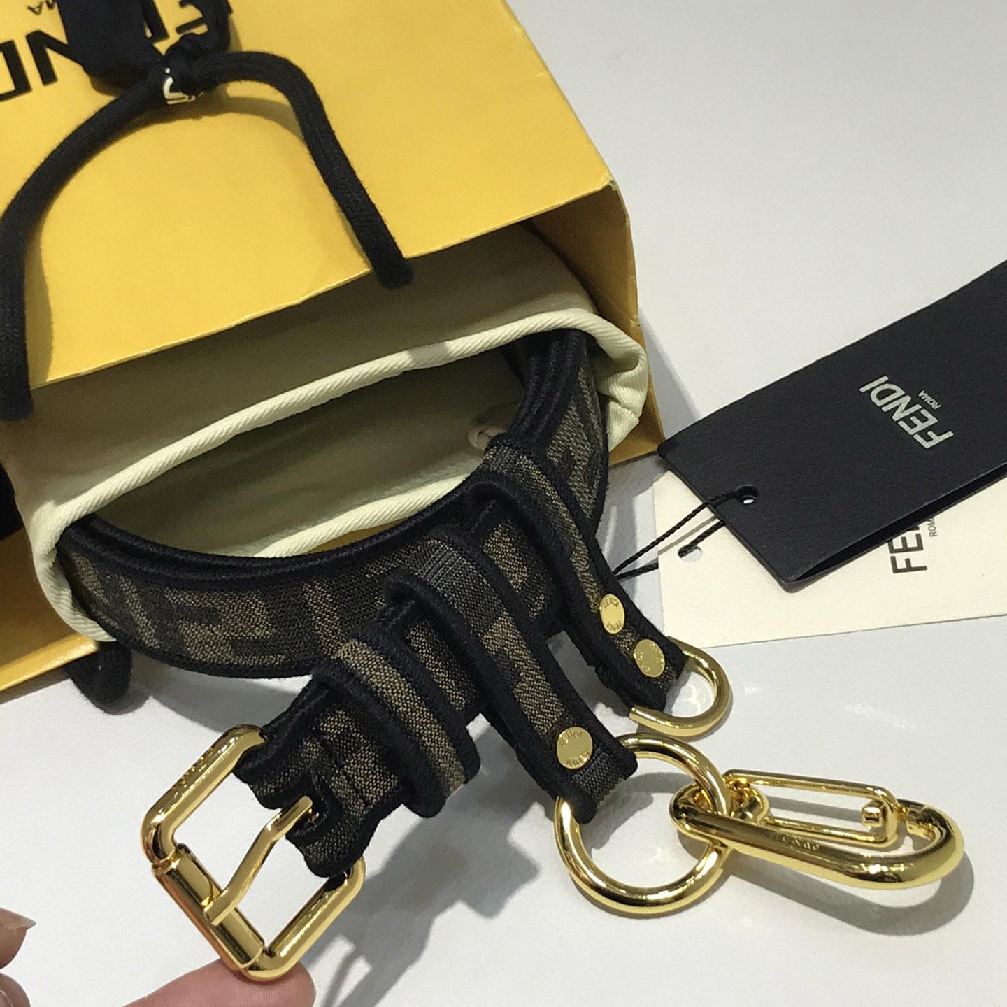 Fendi FF Jacquard Fabric Belt - DopestKickz