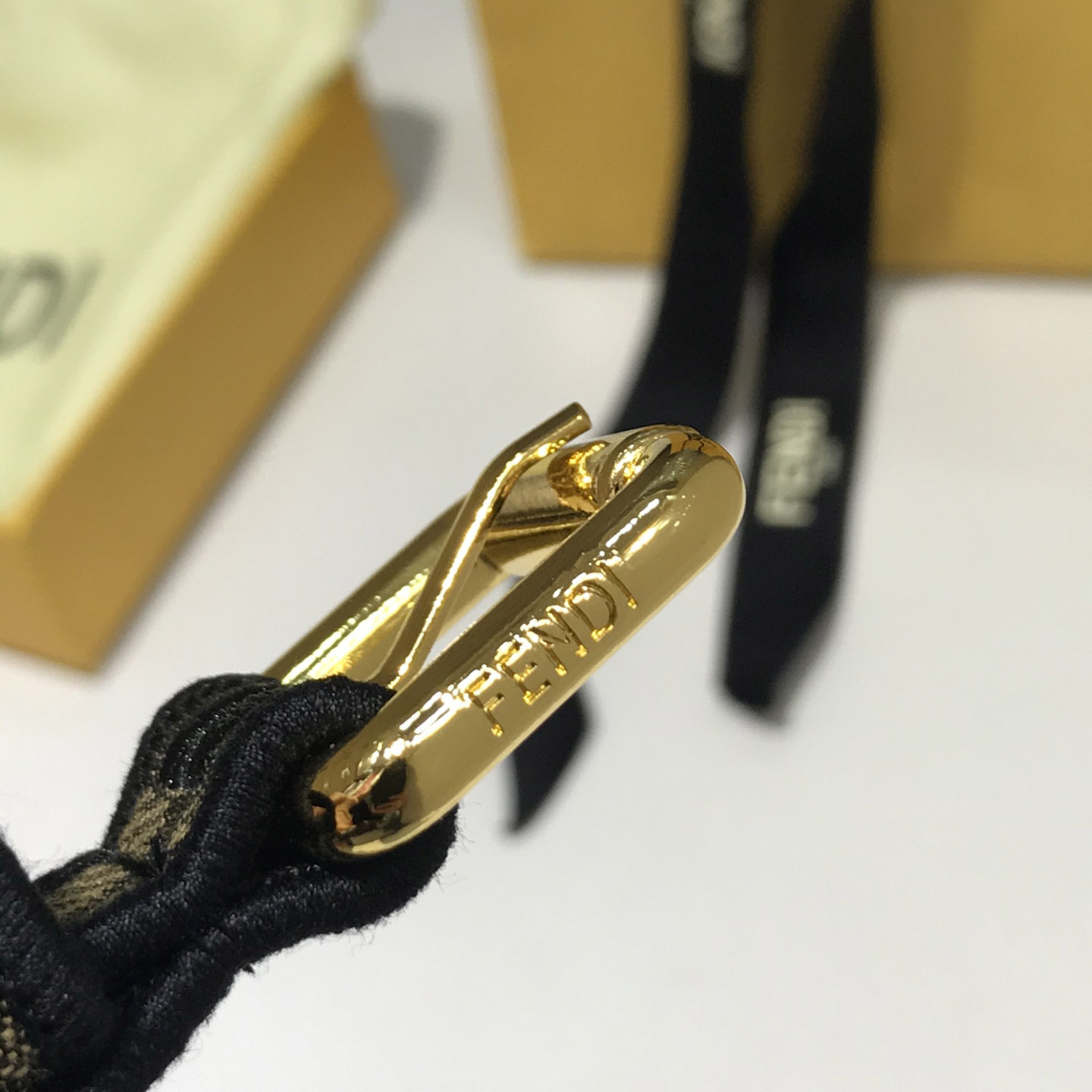 Fendi FF Jacquard Fabric Belt - DopestKickz