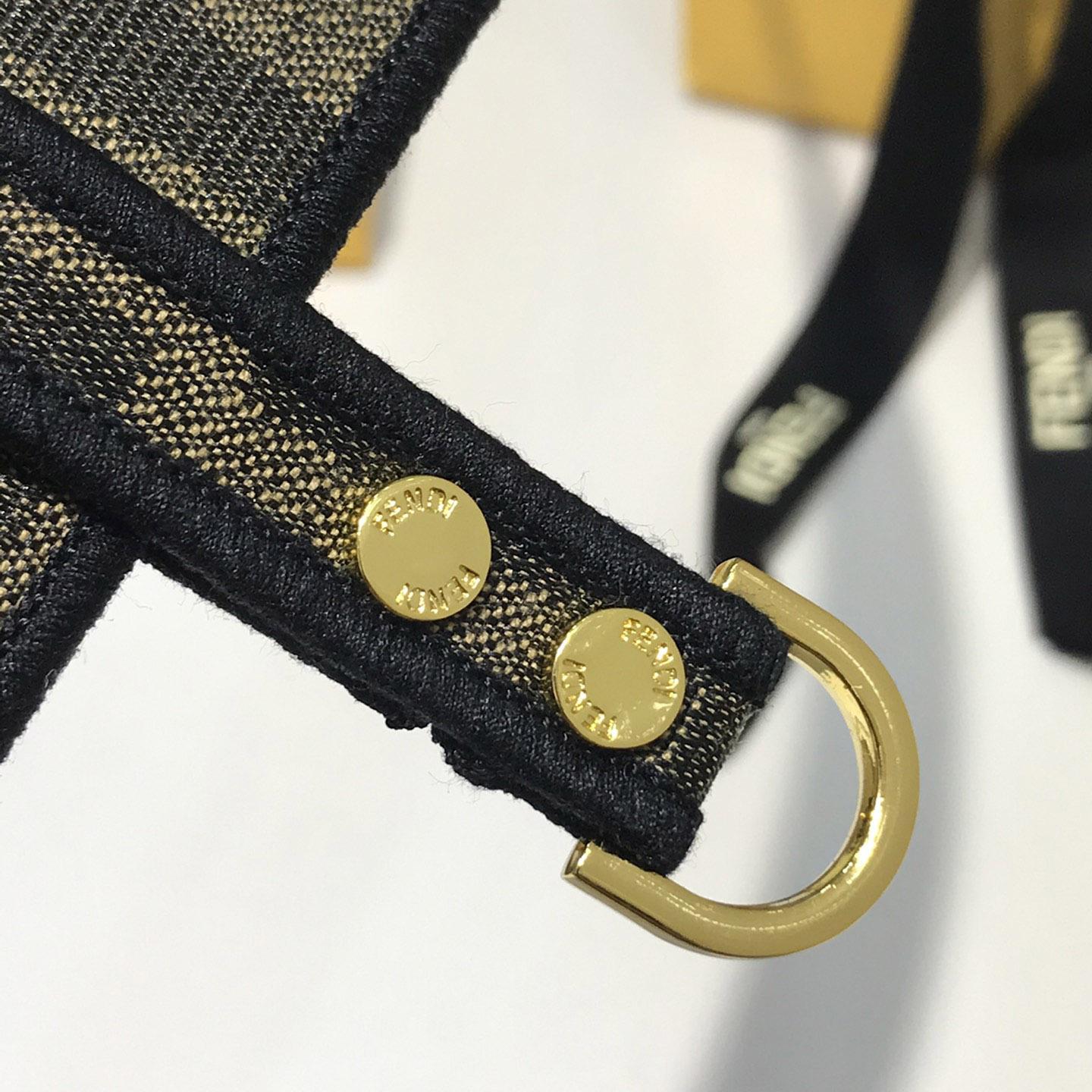 Fendi FF Jacquard Fabric Belt - DopestKickz