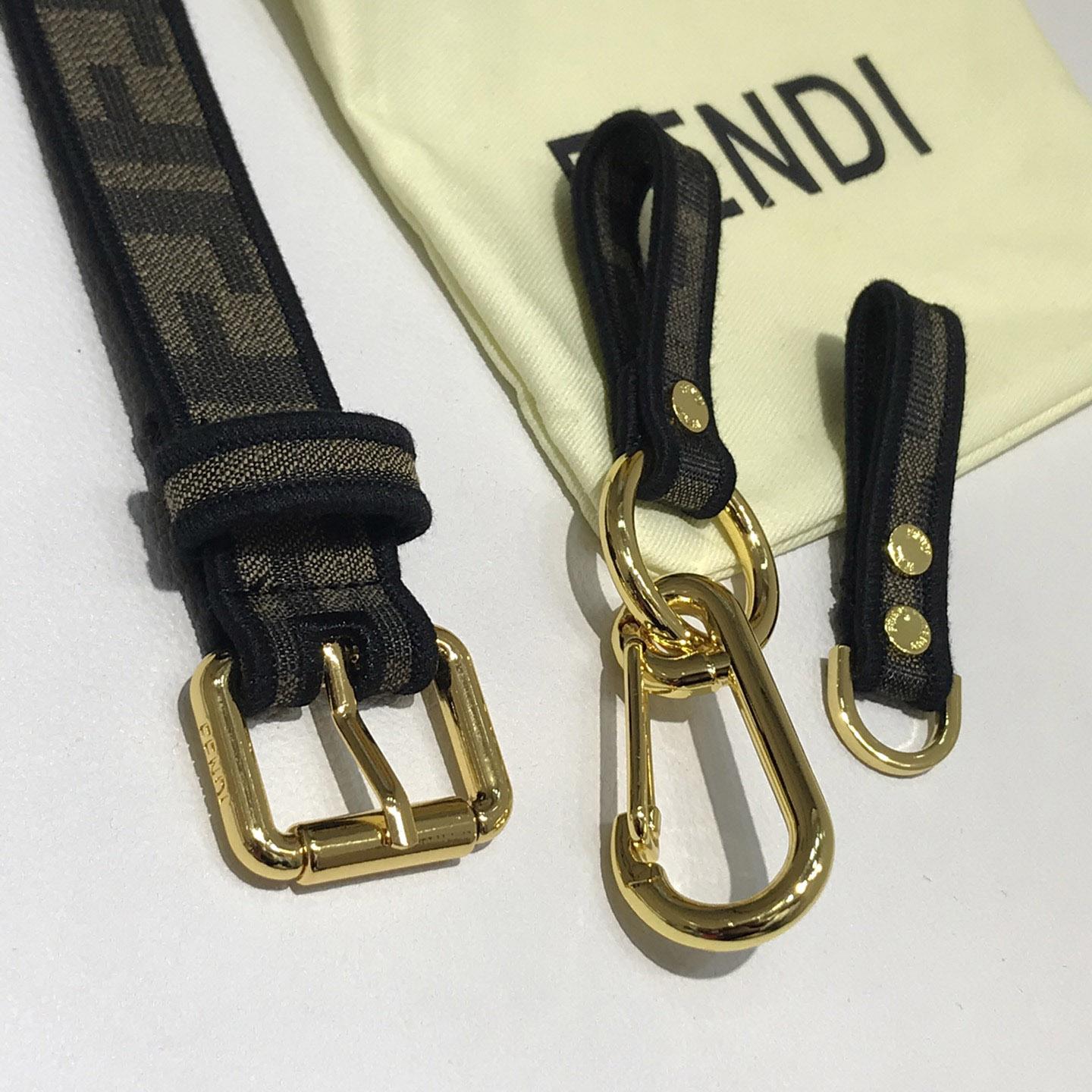 Fendi FF Jacquard Fabric Belt - DopestKickz