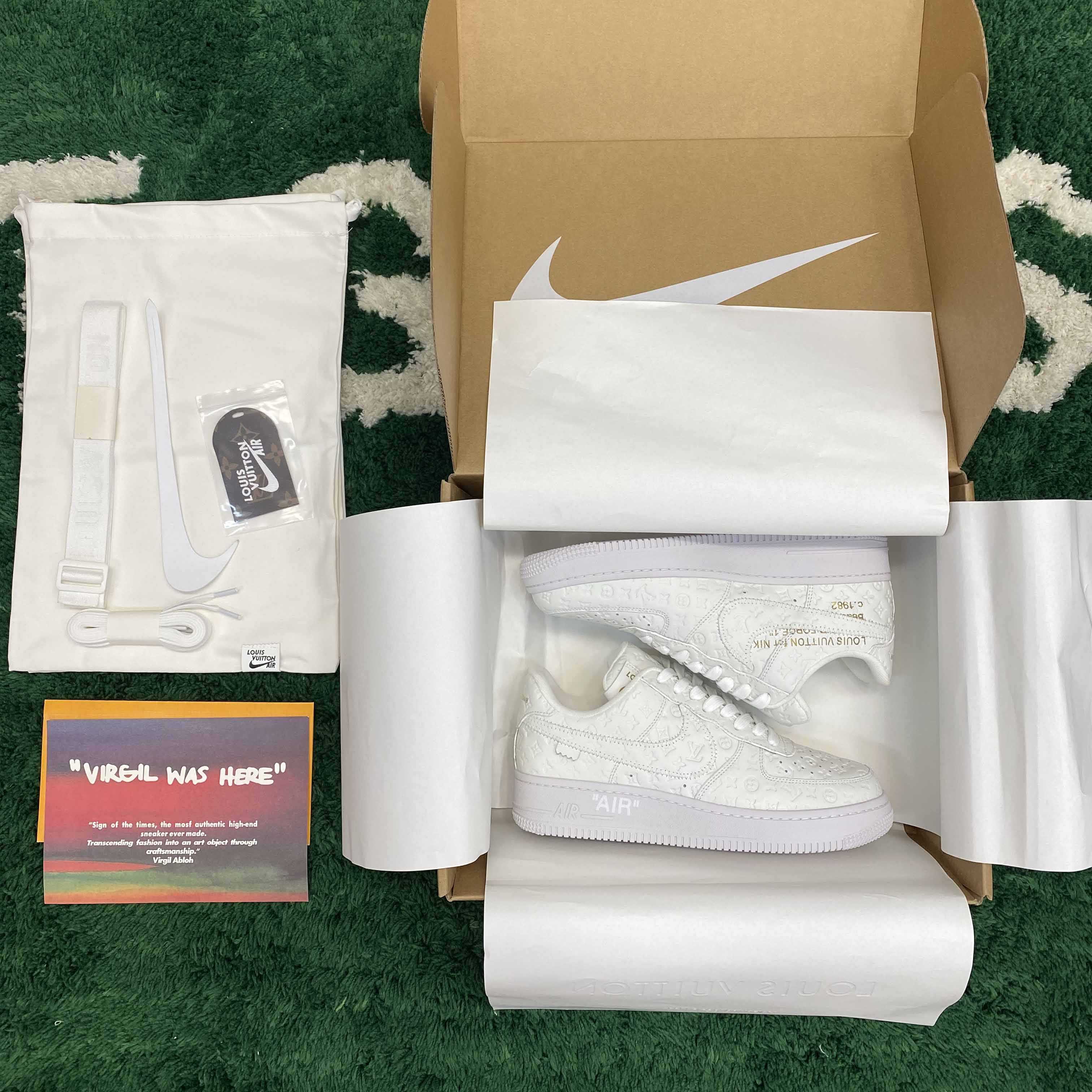  Louis Vuitton LV x Nike Air Force 1 x off-white Sneaker       1A9V - DopestKickz