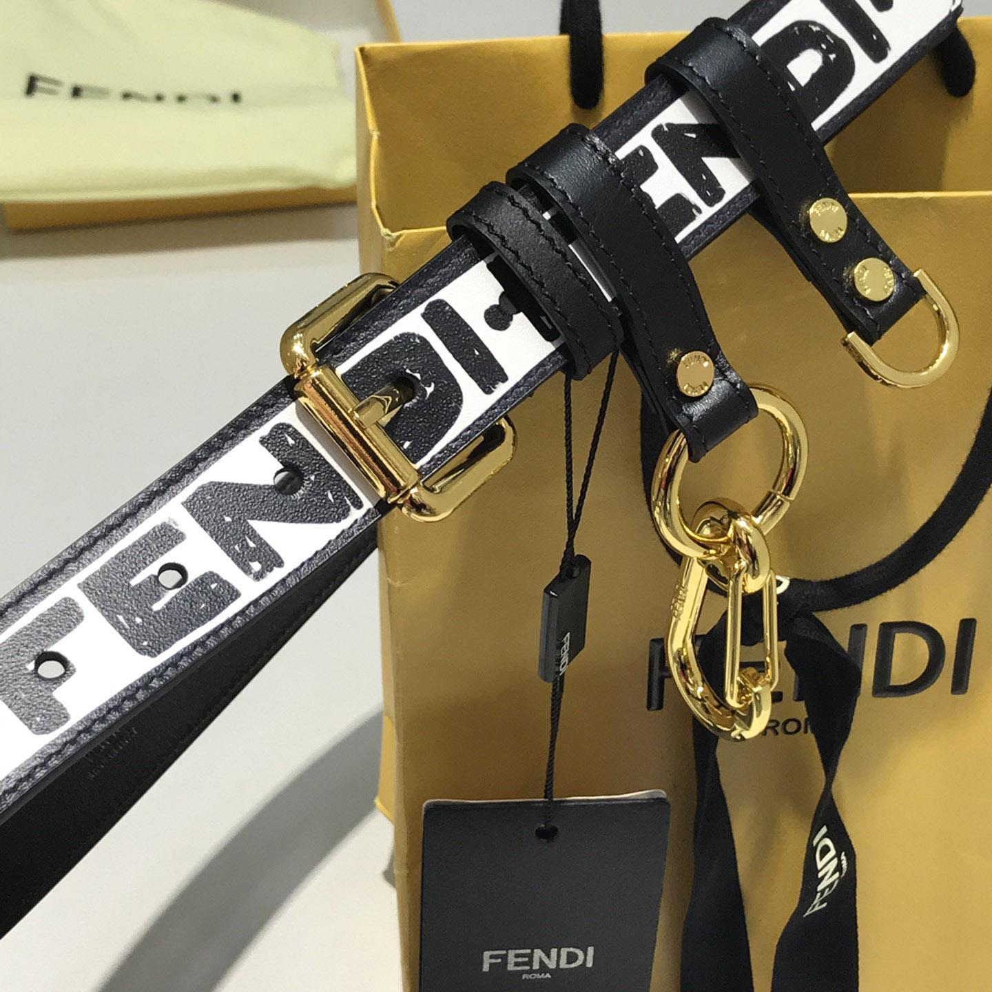 Fendi Logo Belt - DopestKickz
