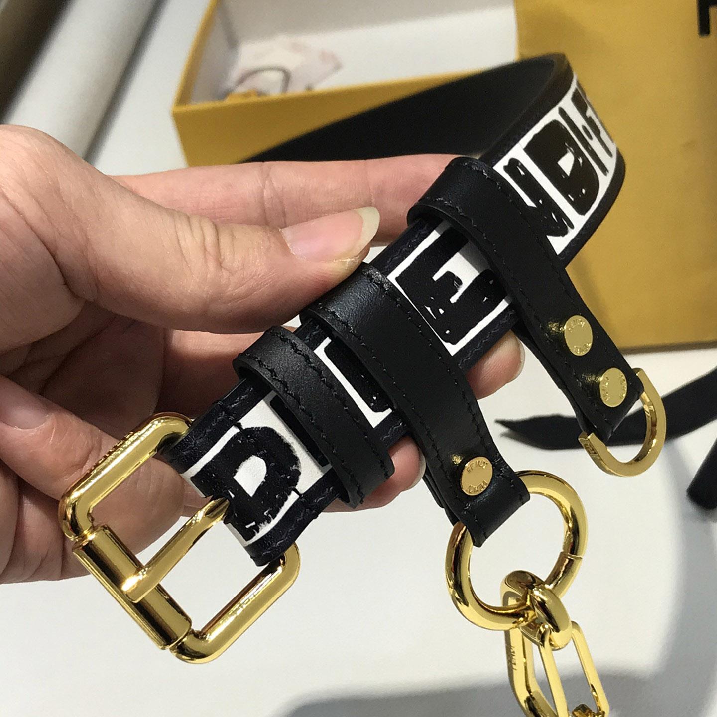 Fendi Logo Belt - DopestKickz