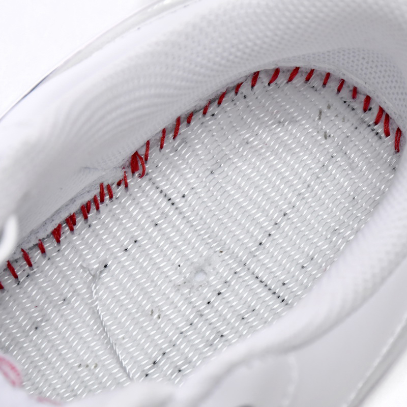 Nike Air Force 1 Low White Metallic Silver Sneaker      DC9651-100 - DopestKickz