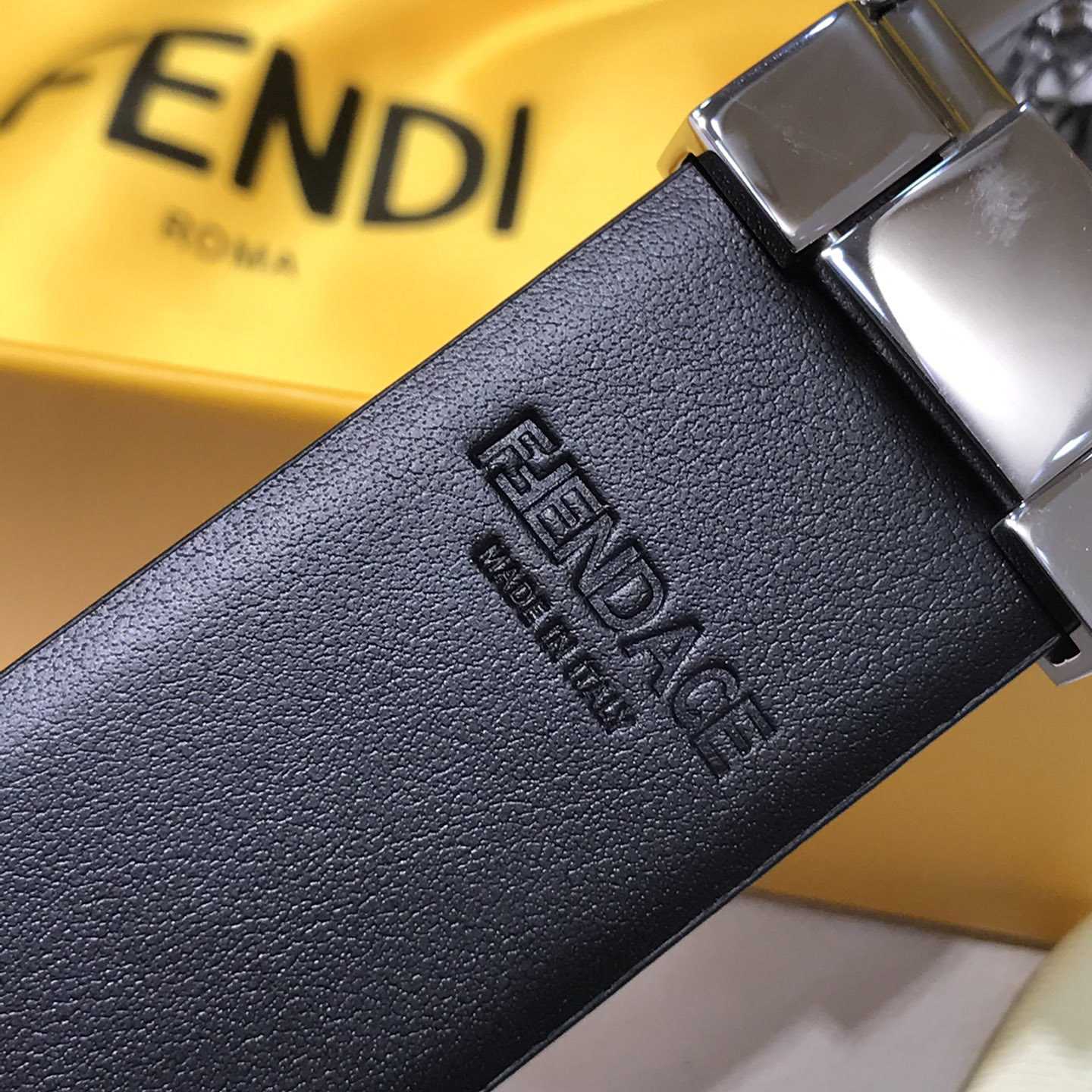 Versace Fendace Baroque Reversible Belt - DopestKickz