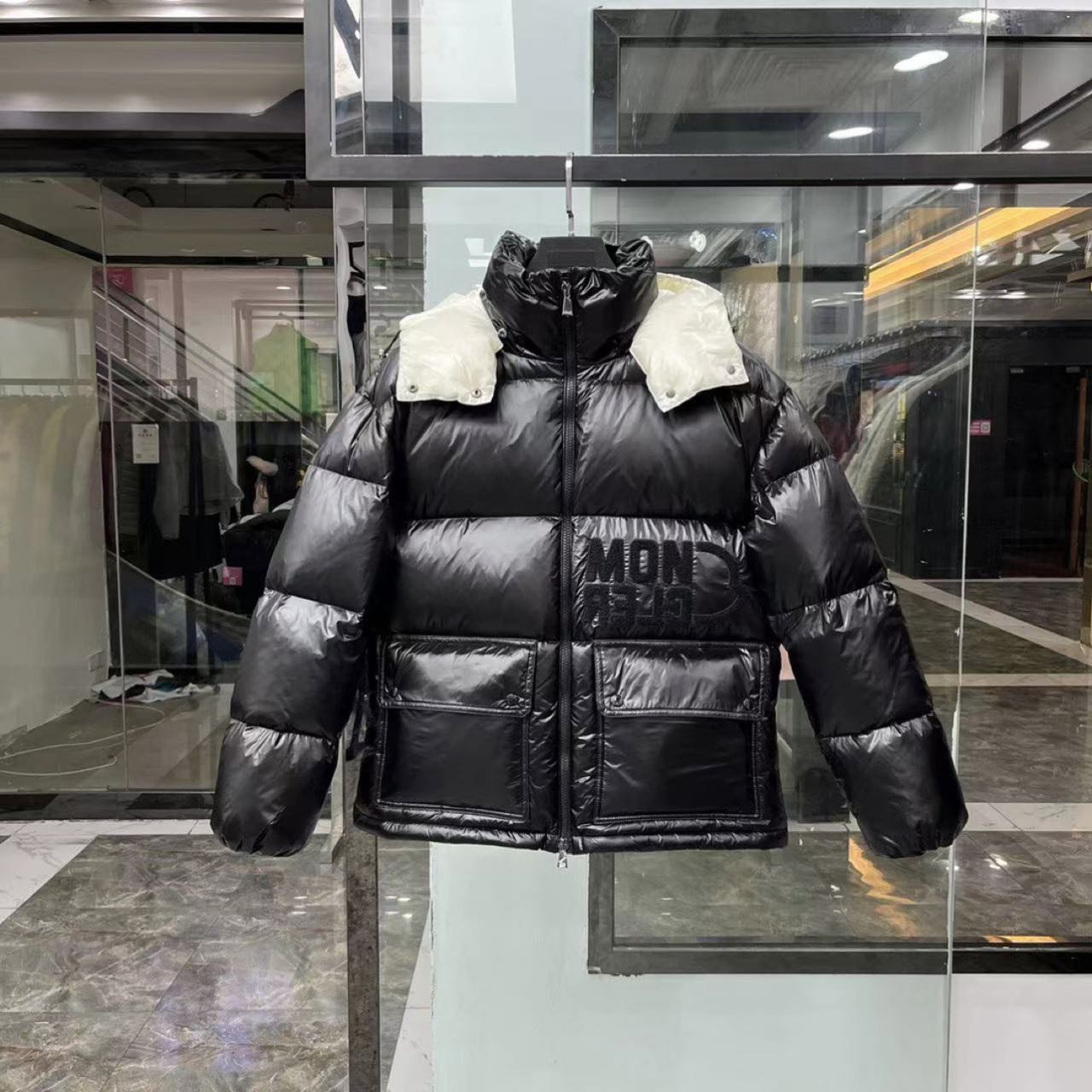 Moncler Women's Abbaye Short Down Jacket - DopestKickz