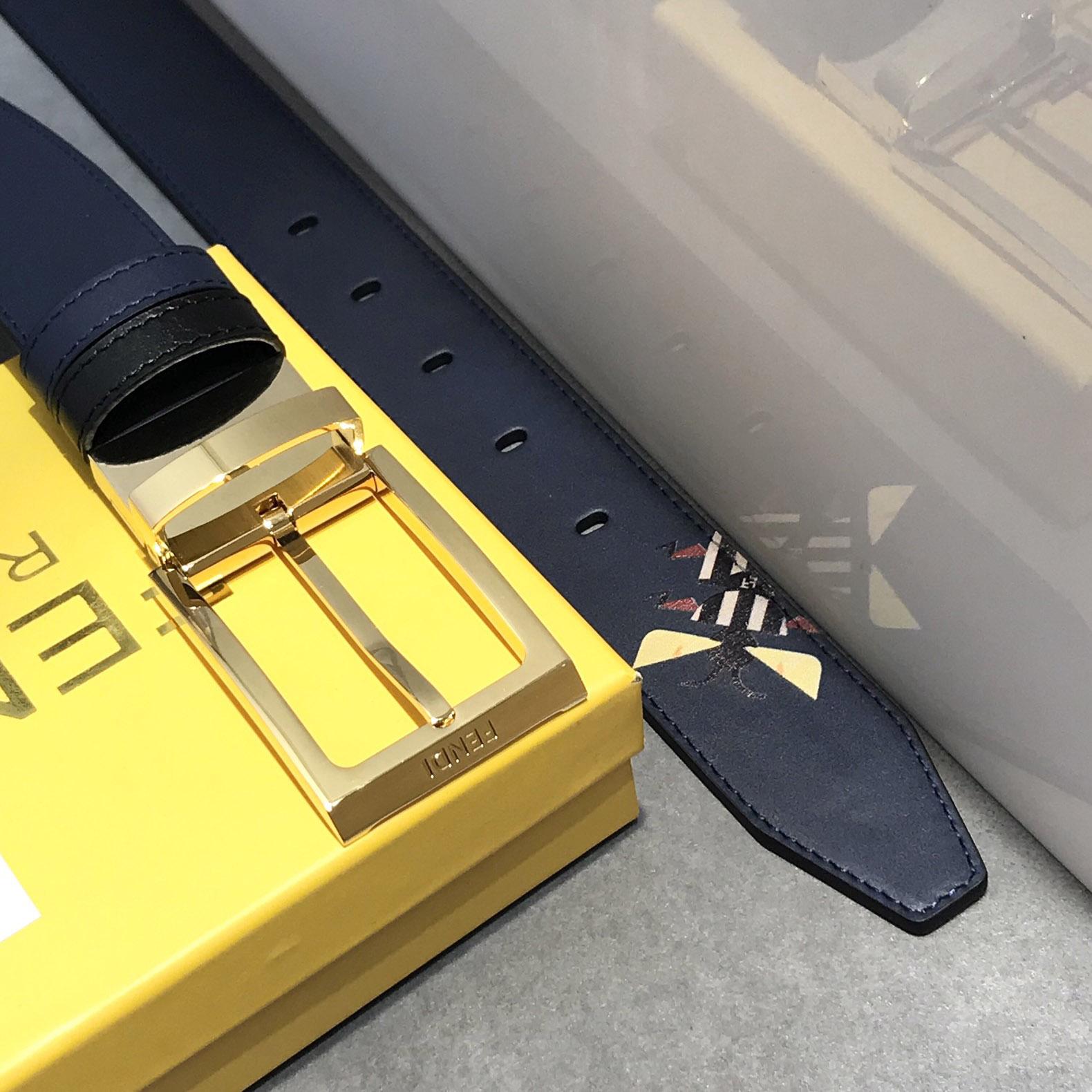 Fendi Leather Belt - DopestKickz