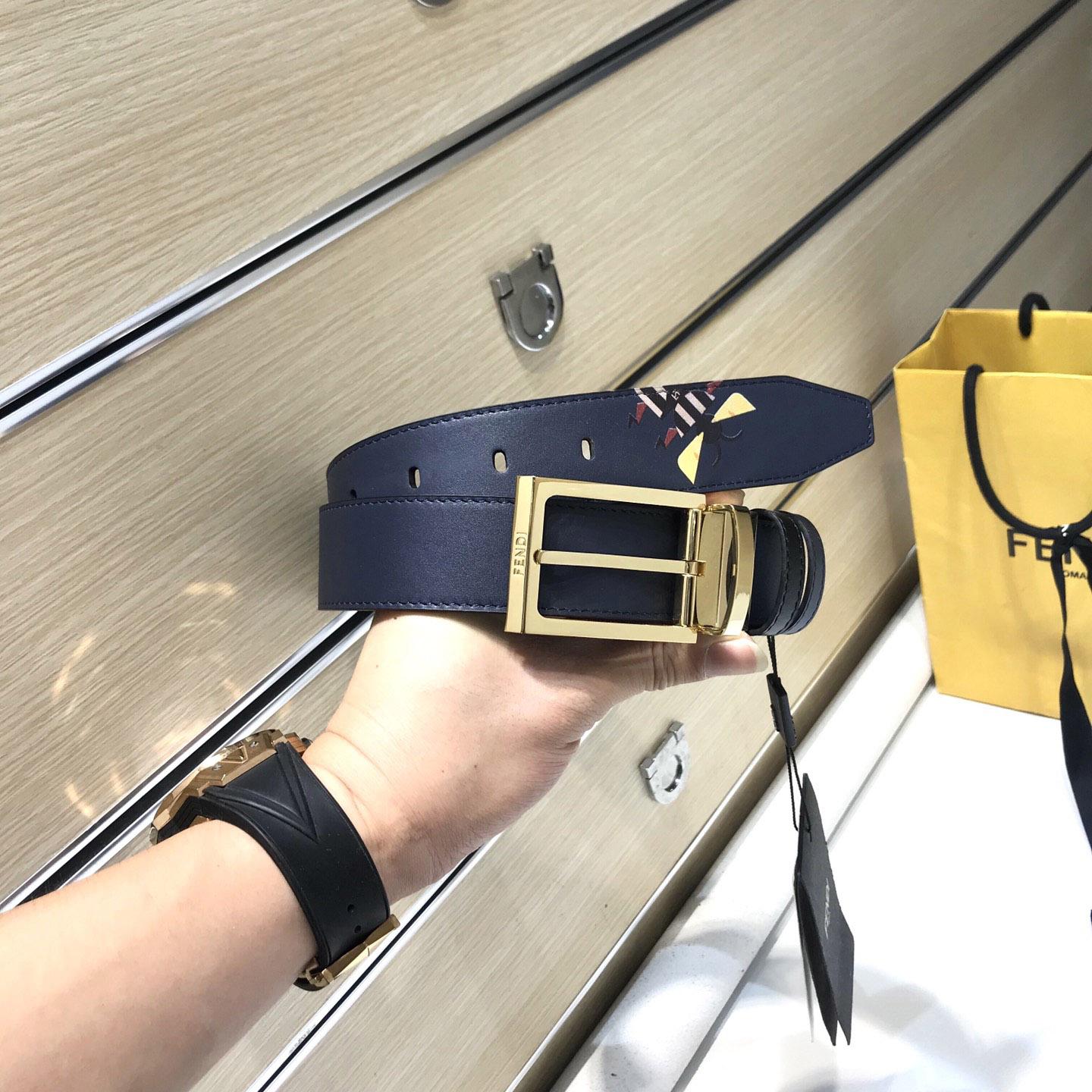 Fendi Leather Belt - DopestKickz