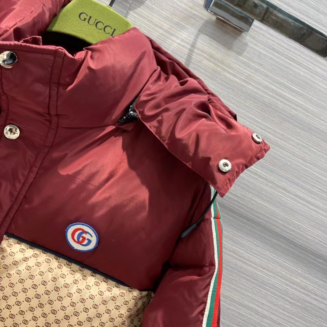 Gucci Jumbo GG Canvas Down Jacket - DopestKickz