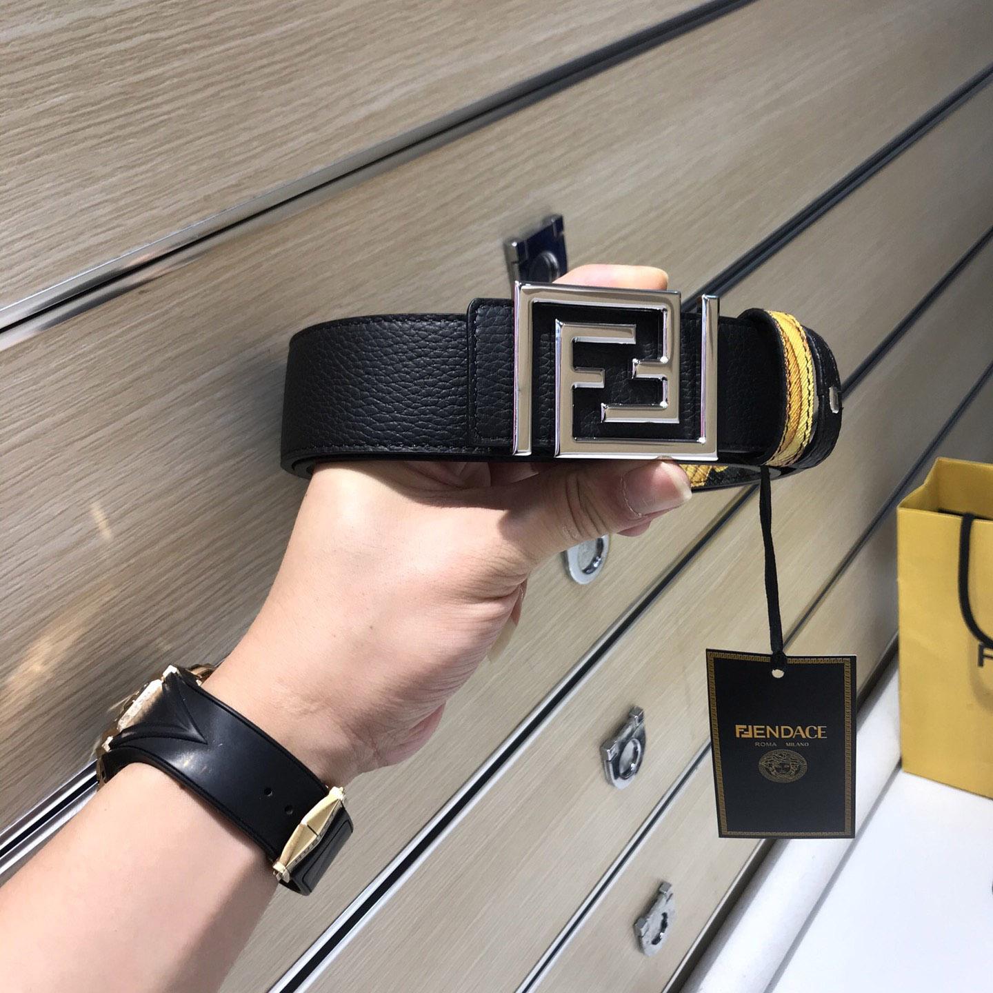 Versace Fendace Reversible Belt - DopestKickz