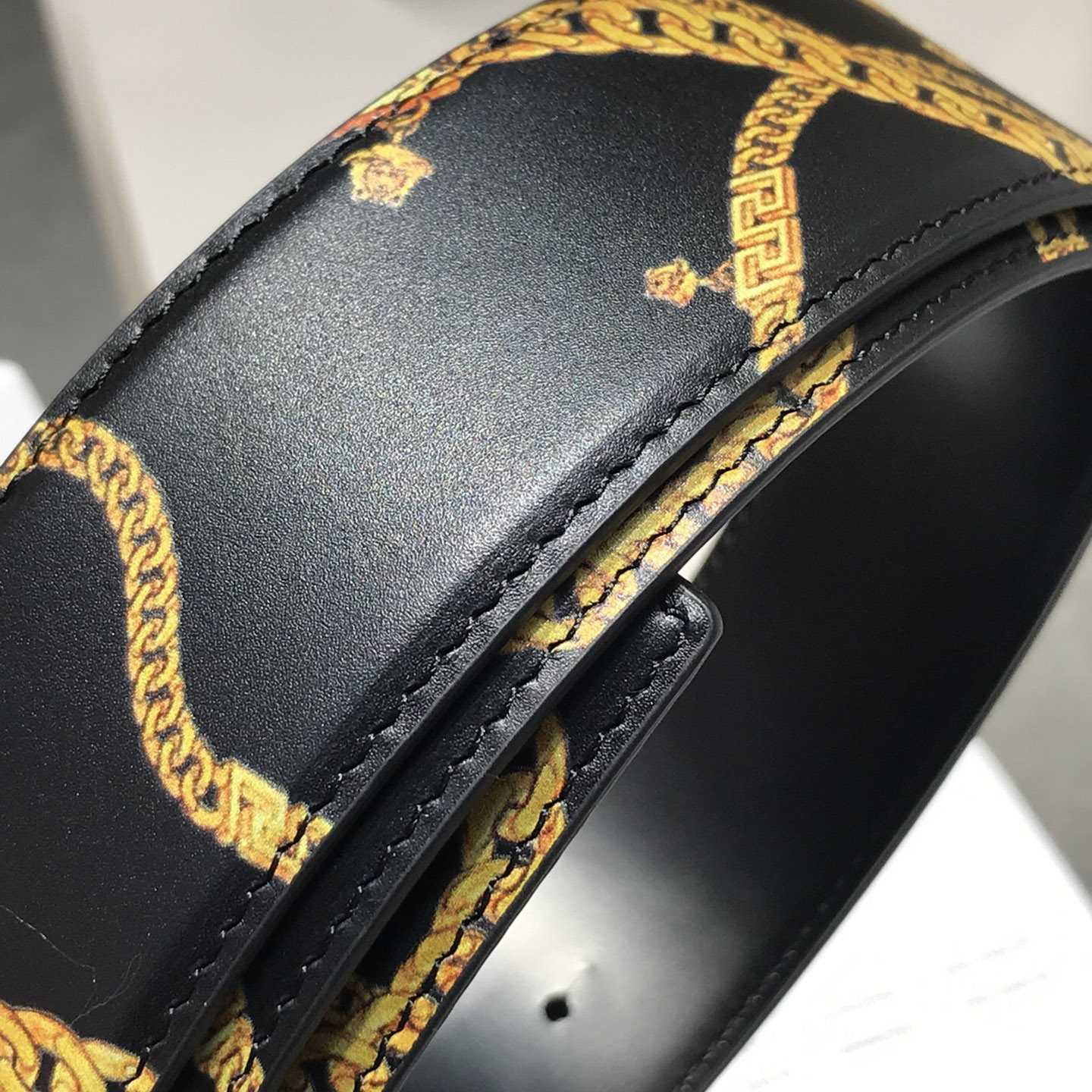 Versace Barocco Reversible Leather Belt  - DopestKickz