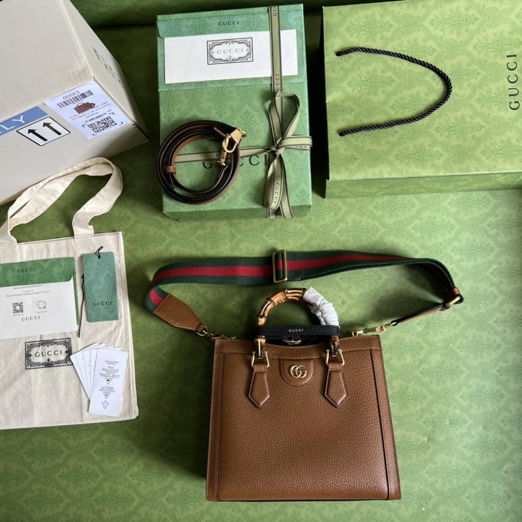 Gucci Diana Small Tote Bag(27-24-11cm) - DopestKickz