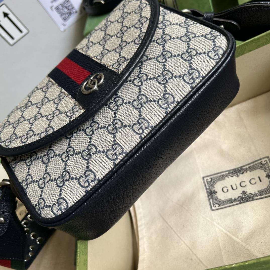Gucci Ophidia Mini GG Shoulder Bag(23-17-7cm)    - DopestKickz