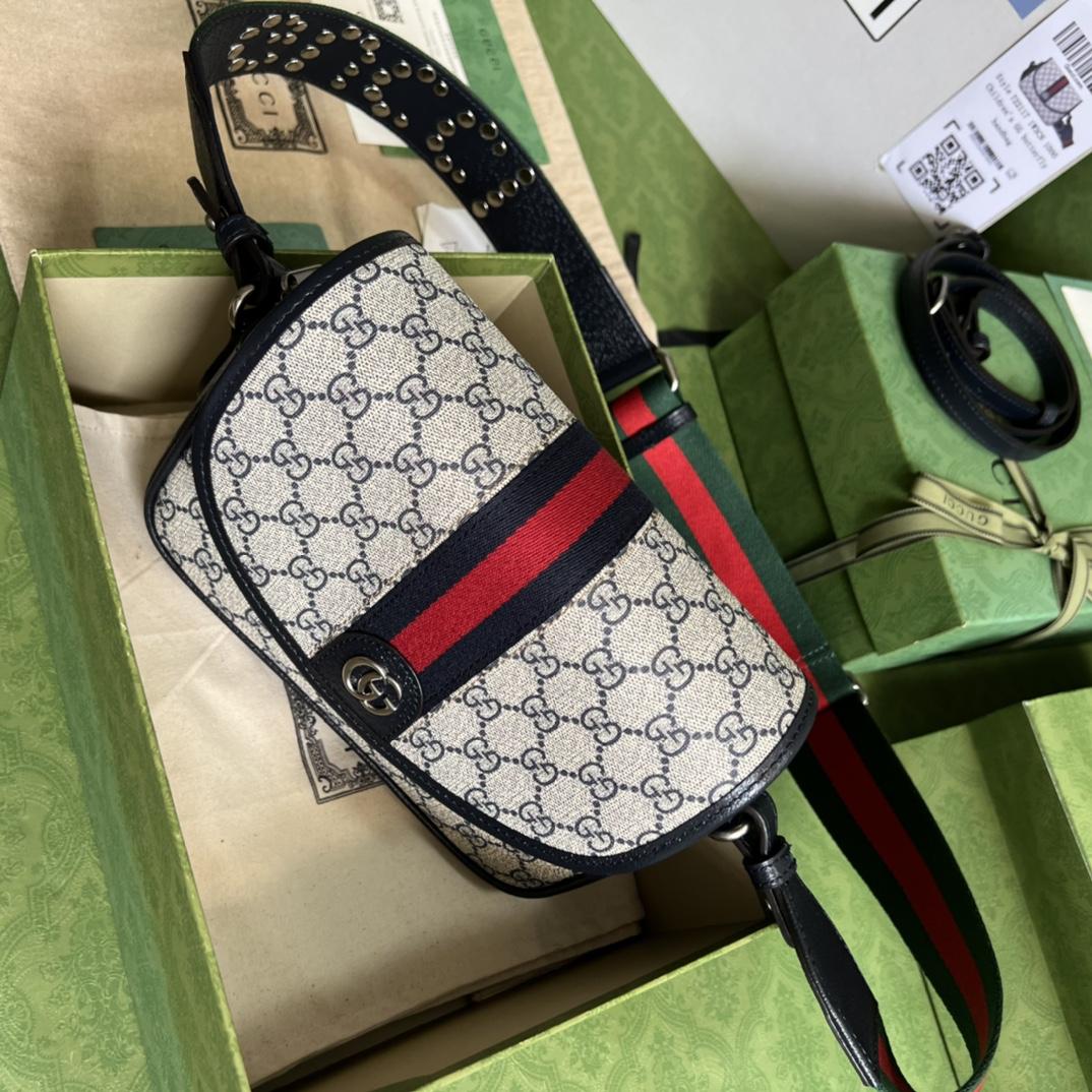 Gucci Ophidia Mini GG Shoulder Bag(23-17-7cm)    - DopestKickz