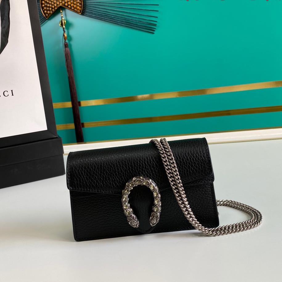 Gucci Dionysus Leather Super Mini Bag(16.5-10-4.5cm)    - DopestKickz