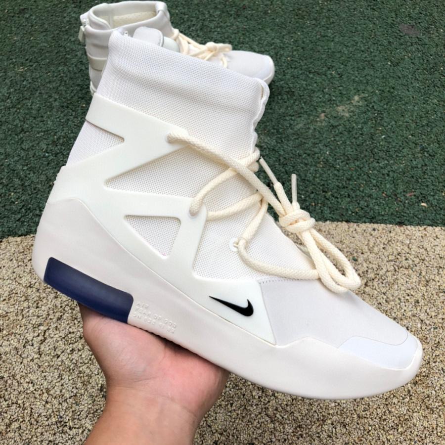 Nike Air Fear Of God 1 Sail Sneakers      AR4237-100 - DopestKickz