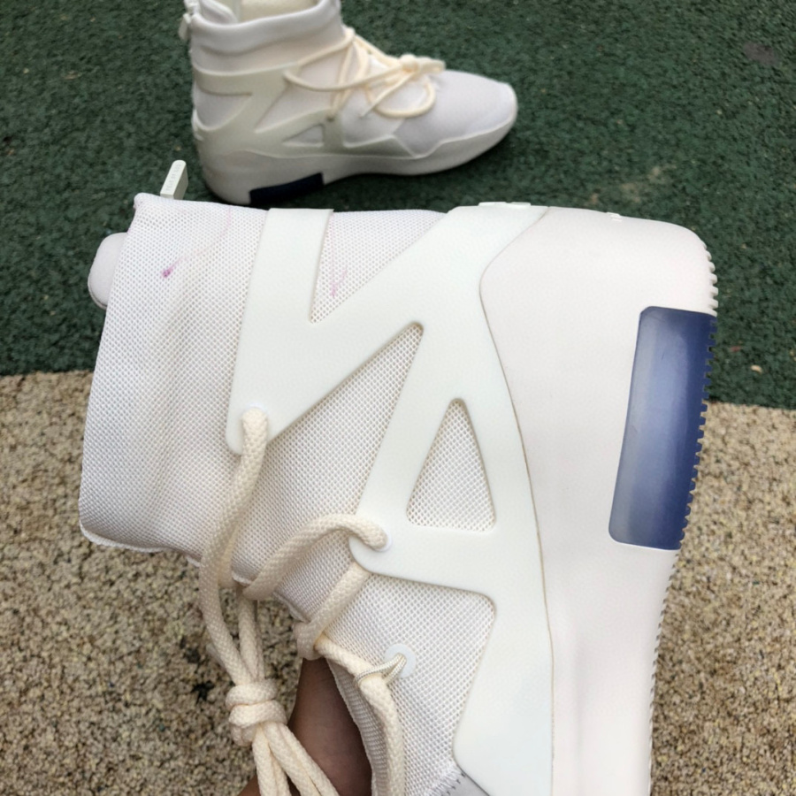 Nike Air Fear Of God 1 Sail Sneakers      AR4237-100 - DopestKickz