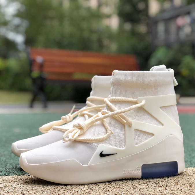 Nike Air Fear Of God 1 Sail Sneakers      AR4237-100 - DopestKickz