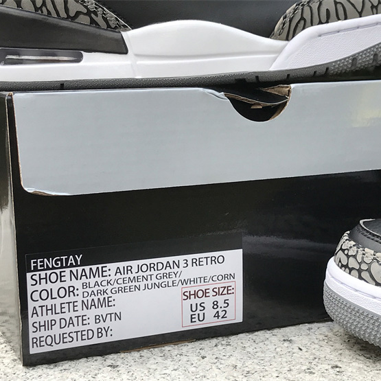 Air Jordan 3  Sneakers   - DopestKickz