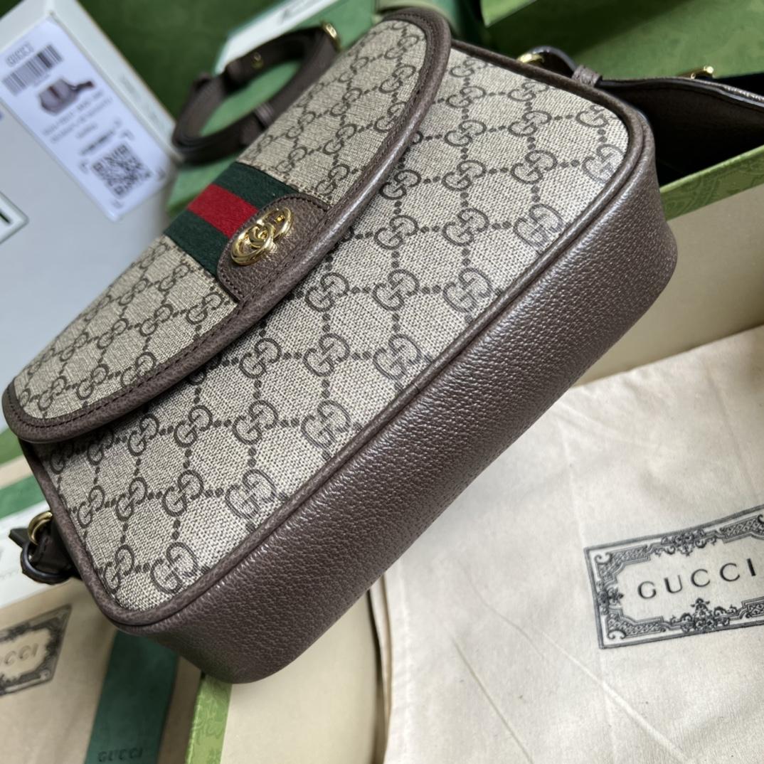 Gucci Ophidia Mini GG Shoulder Bag(23-17-7cm)    - DopestKickz