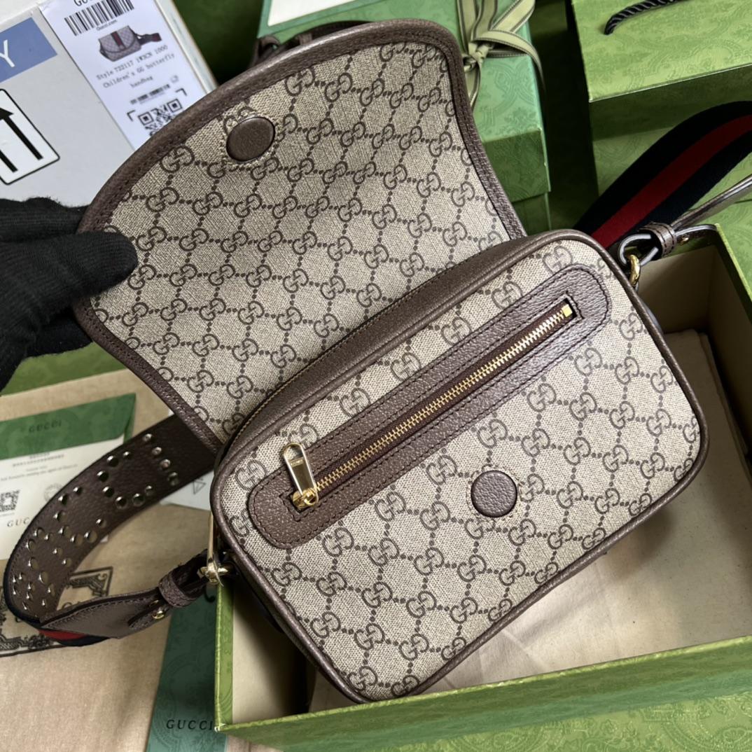 Gucci Ophidia Mini GG Shoulder Bag(23-17-7cm)    - DopestKickz
