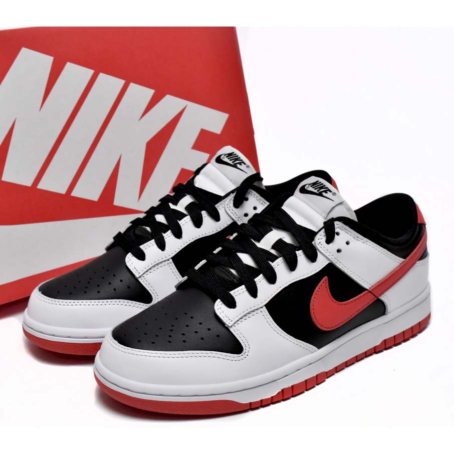 Nike Dunk Low Black and Red Sneaker        FD9762-061 - DopestKickz