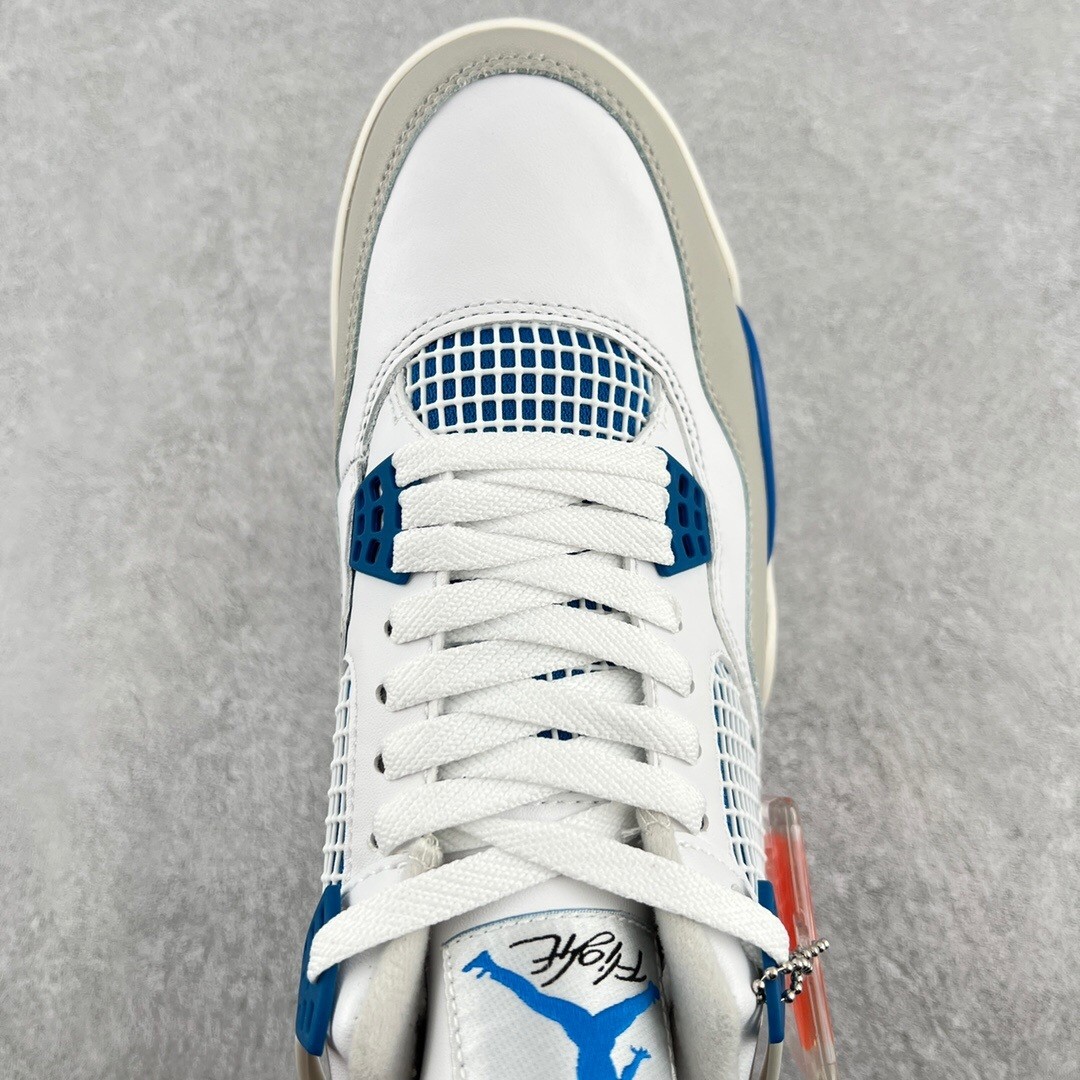 Air Jordan 4 Retro Military Blue AJ4 Sneaker  308497-105 - DopestKickz