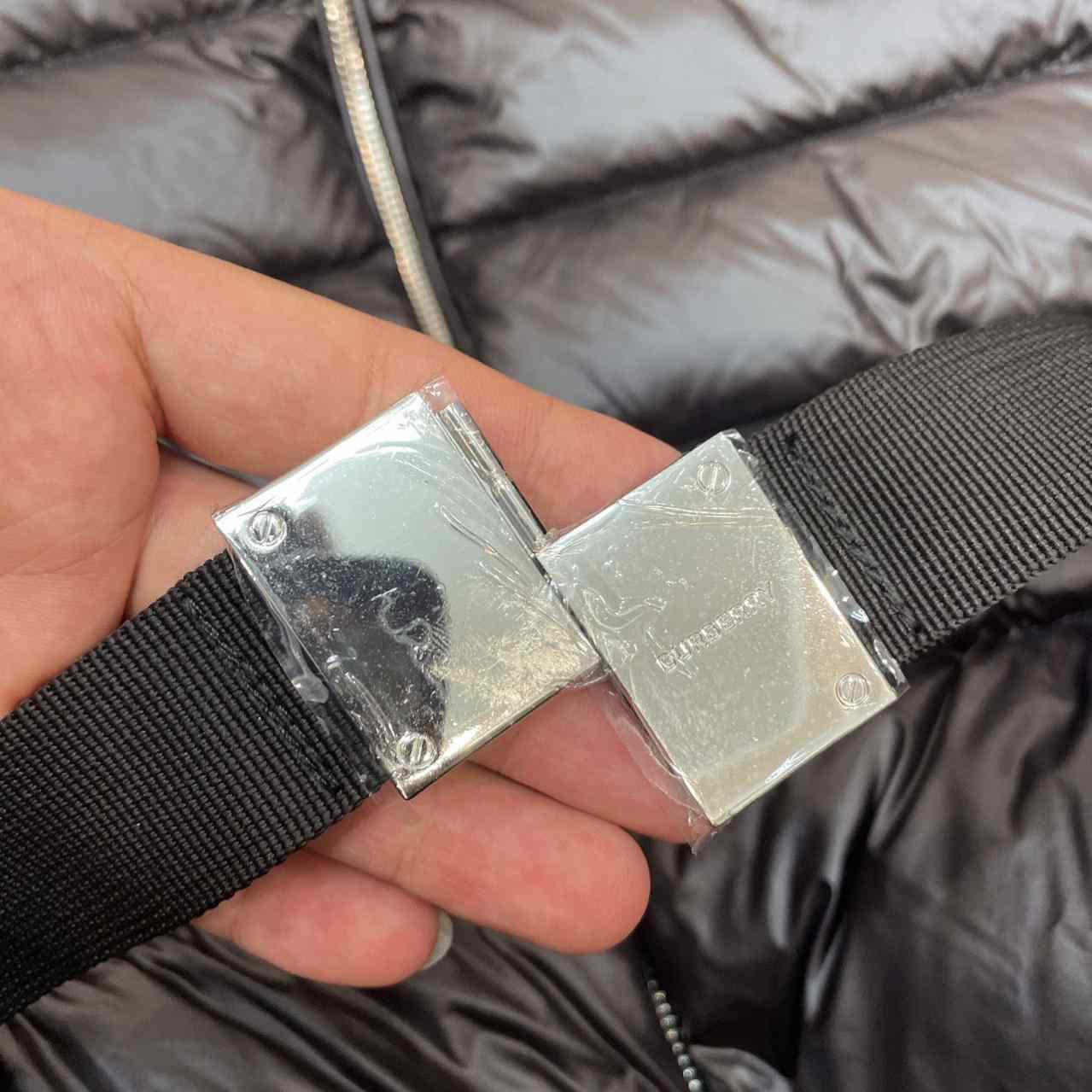 Burberry Hood Nylon Long Down Jacket - DopestKickz