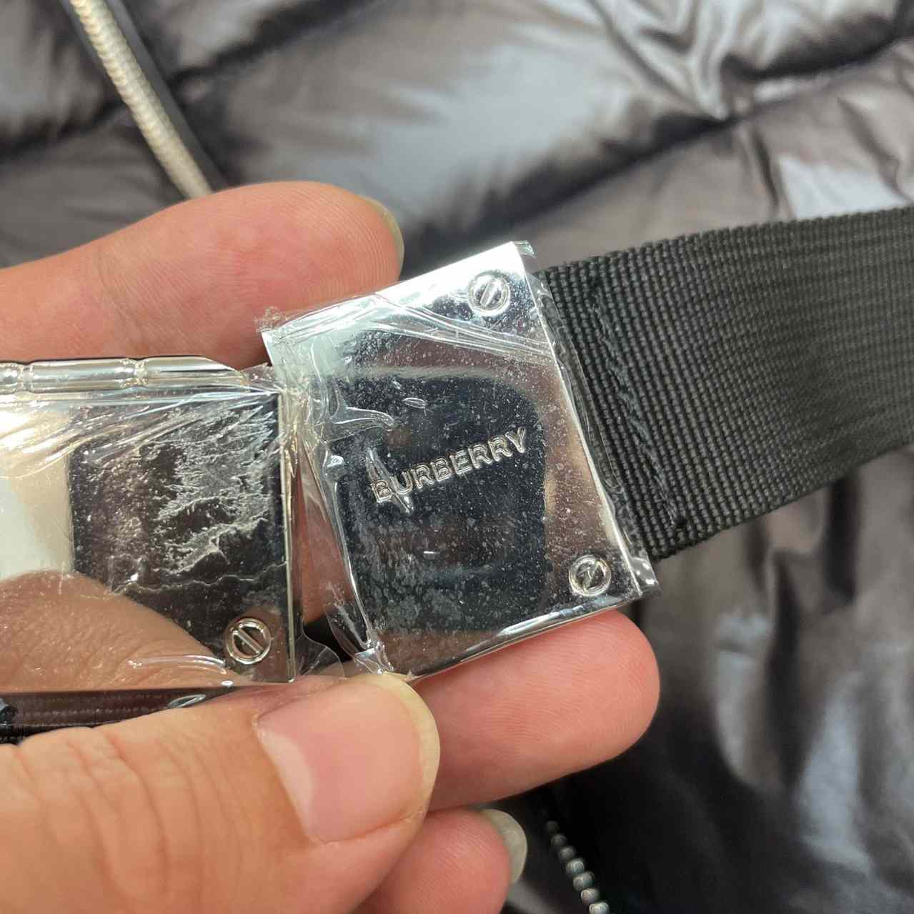 Burberry Hood Nylon Long Down Jacket - DopestKickz