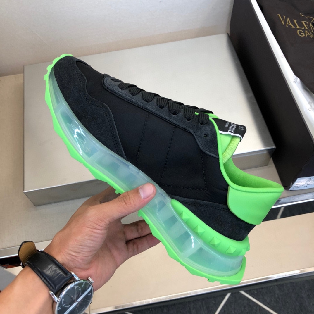 Valenti Netrunner Fabric And Suede Sneaker - DopestKickz