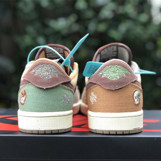 Zion Williamson x Air Jordan 1 Low OG “Voodoo” Sneaker    DZ7292-200  - DopestKickz