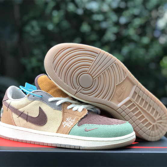 Zion Williamson x Air Jordan 1 Low OG “Voodoo” Sneaker    DZ7292-200  - DopestKickz