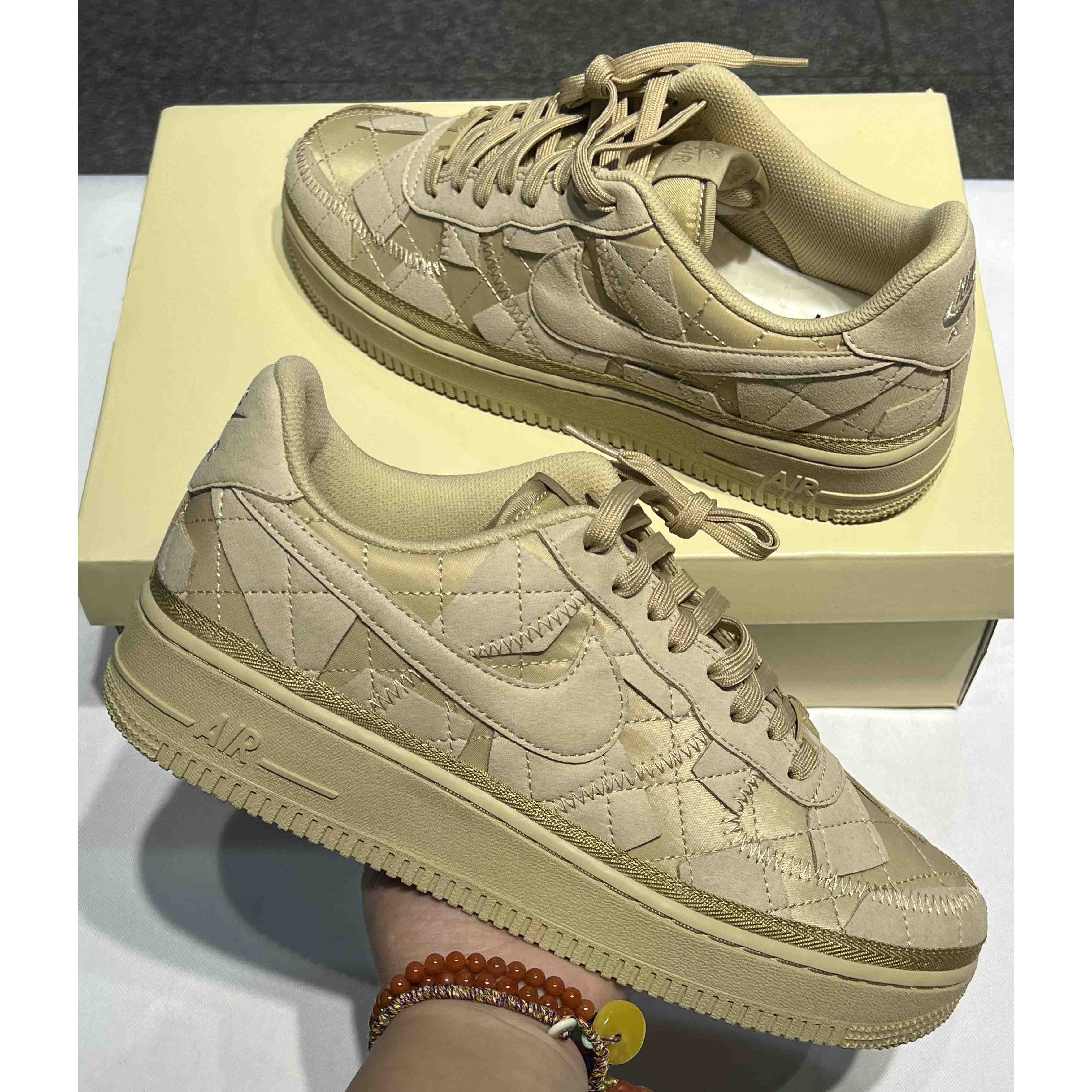 Billie Eilish x Nike Air Force 1 Low “Mushroom” Sneaker     DQ4137-200 - DopestKickz