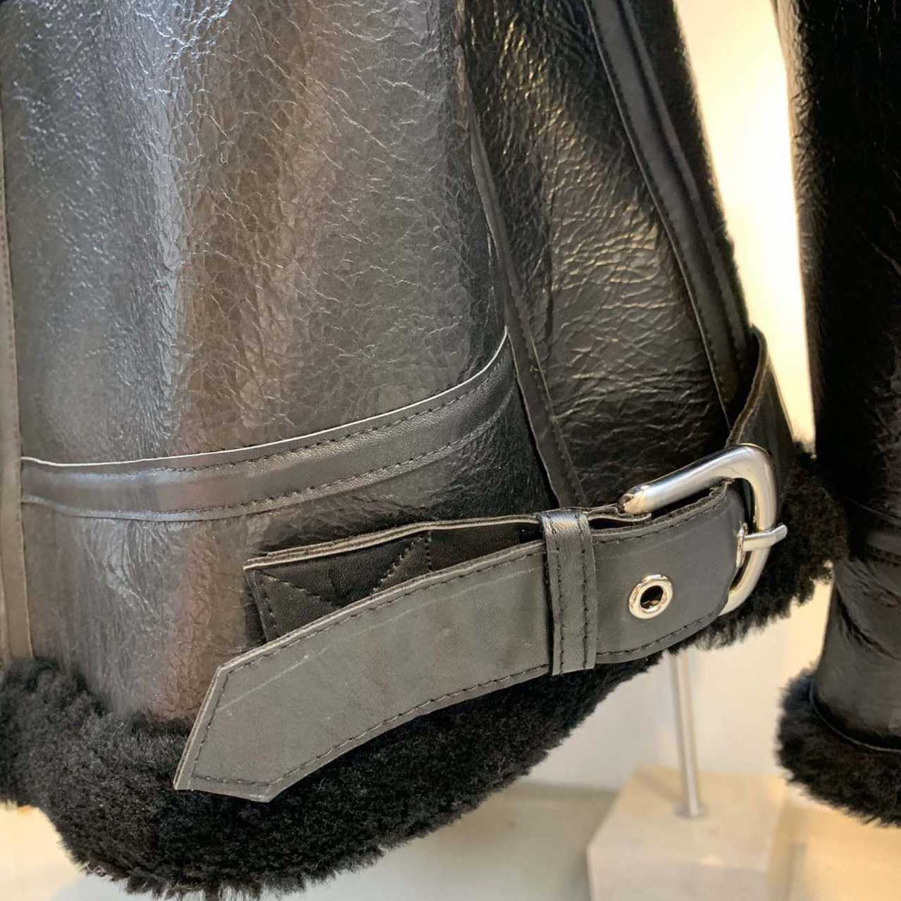 Balenciaga Jacket In Black Calfskin - DopestKickz