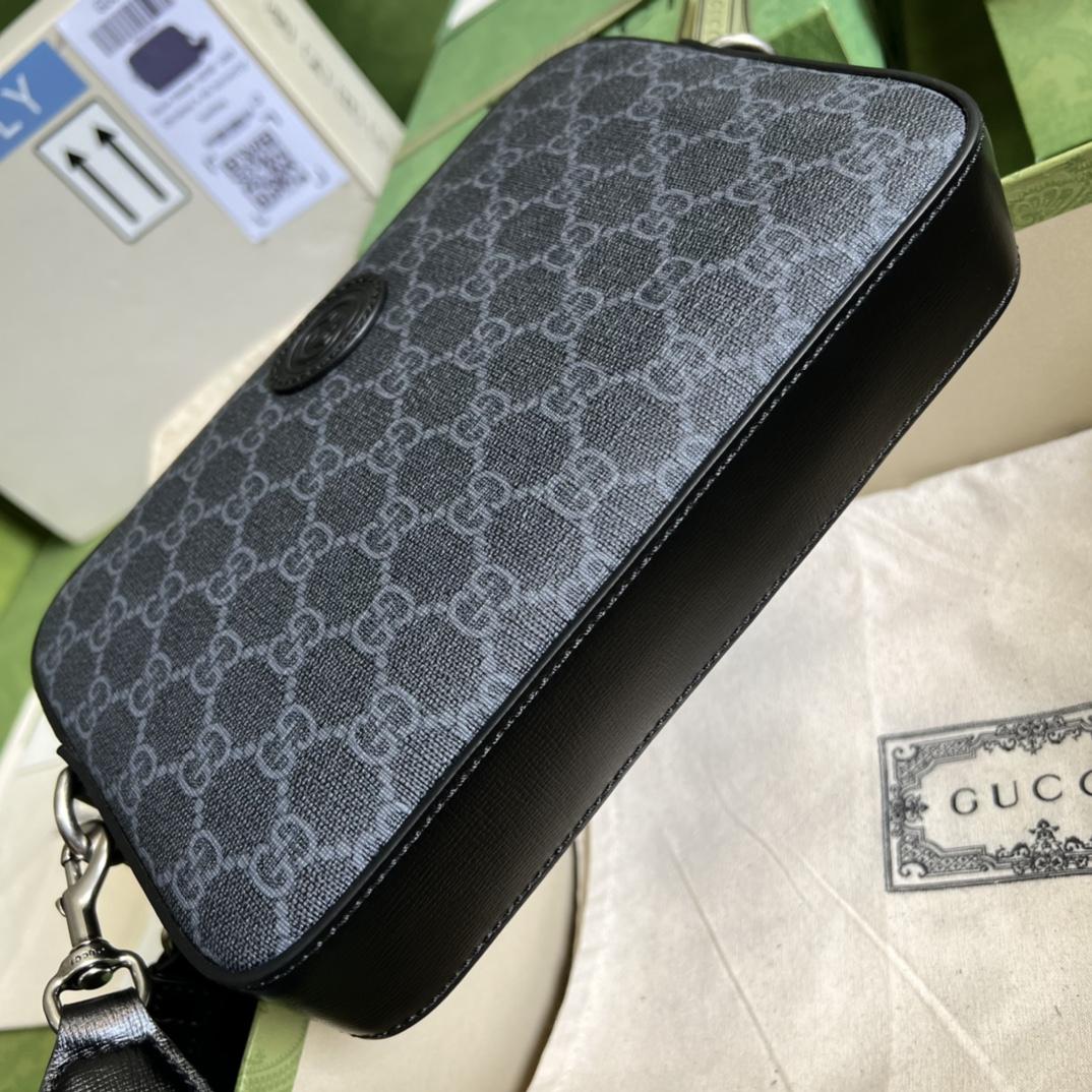 Gucci Shoulder Bag With Interlocking G(24.5-16-4.5cm)   - DopestKickz