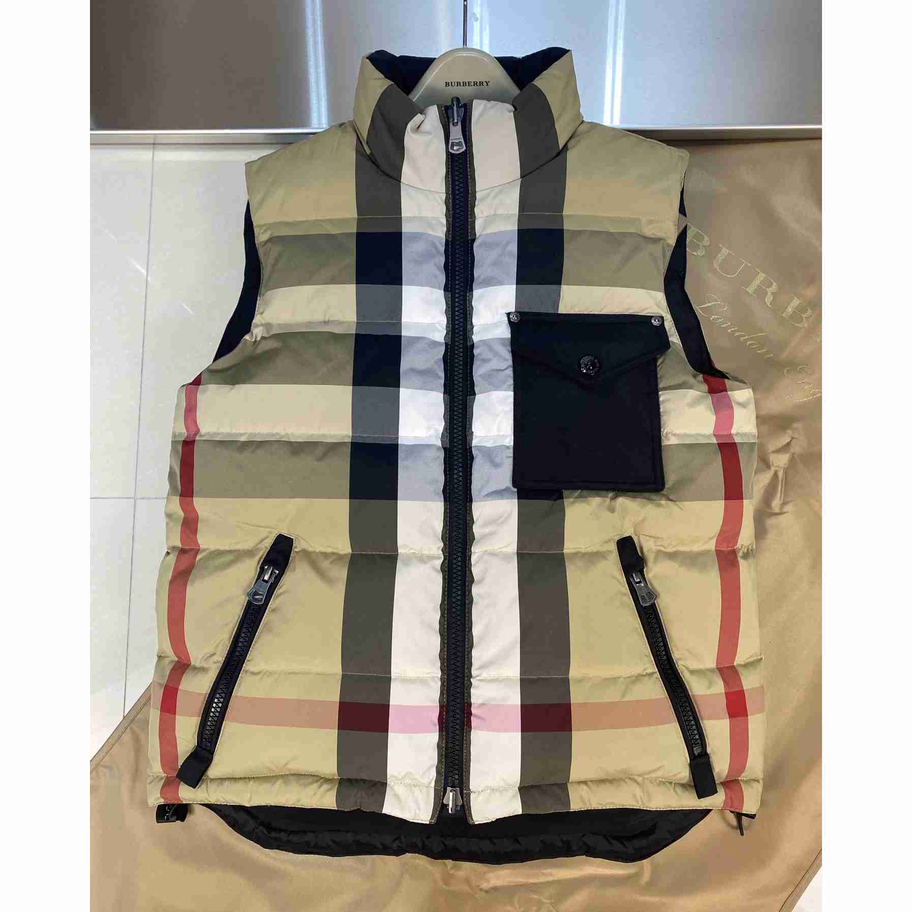 Burberry Reversible Check Puffer Gilet - DopestKickz