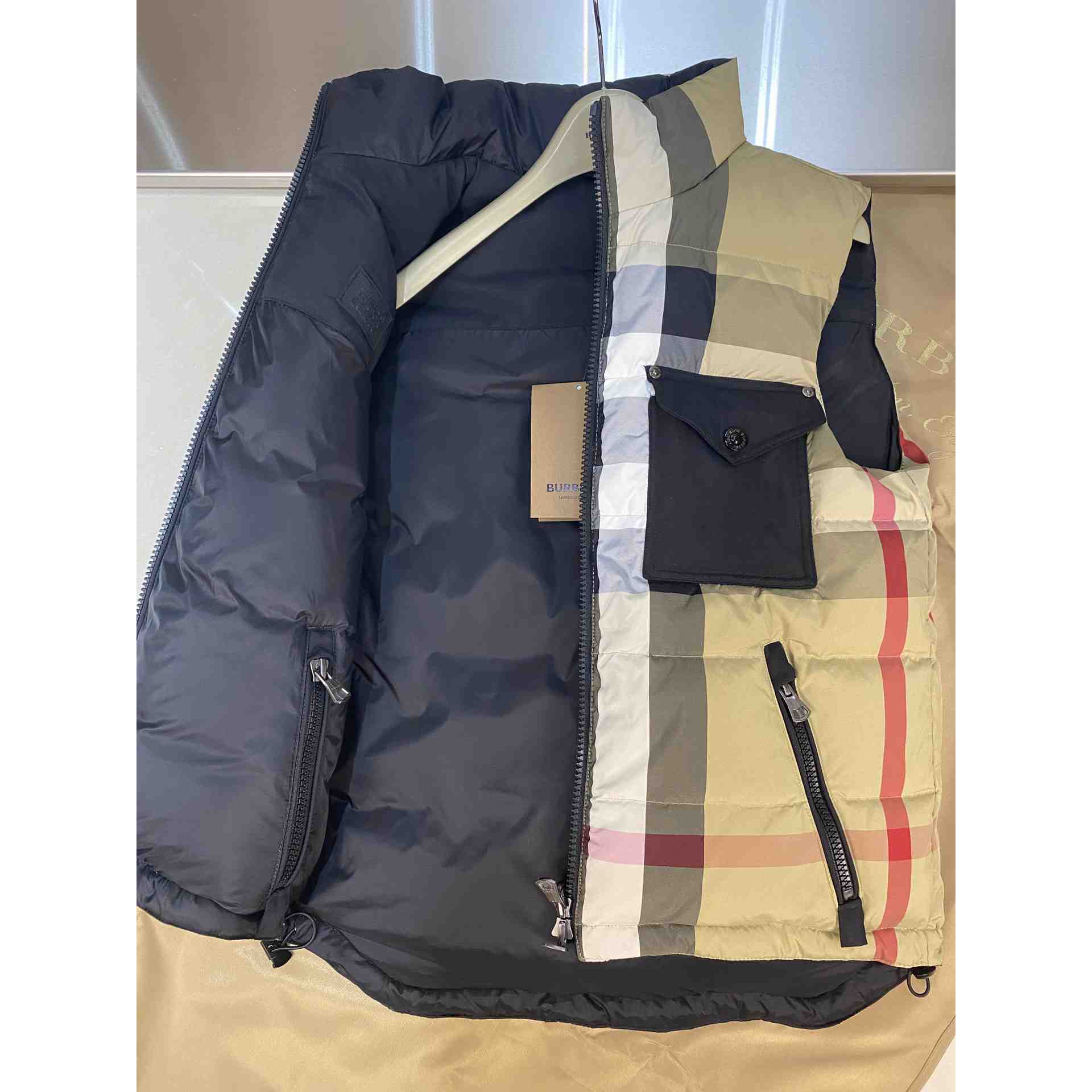 Burberry Reversible Check Puffer Gilet - DopestKickz