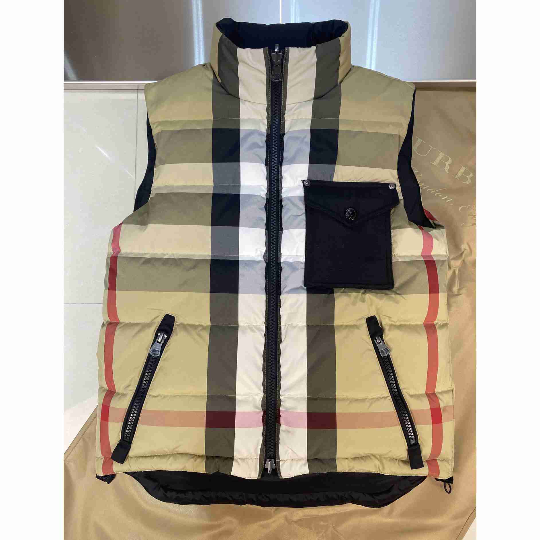 Burberry Reversible Check Puffer Gilet - DopestKickz