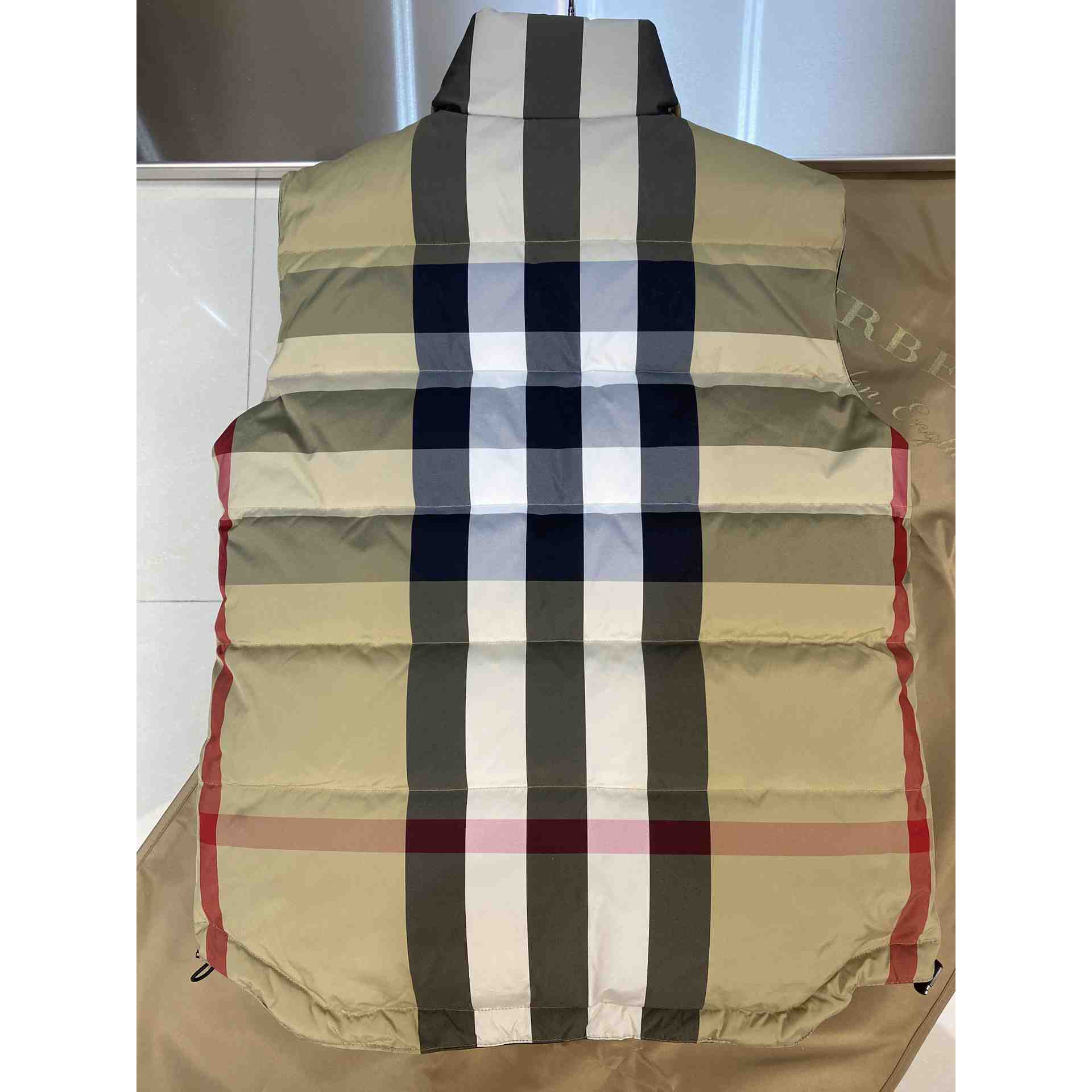 Burberry Reversible Check Puffer Gilet - DopestKickz