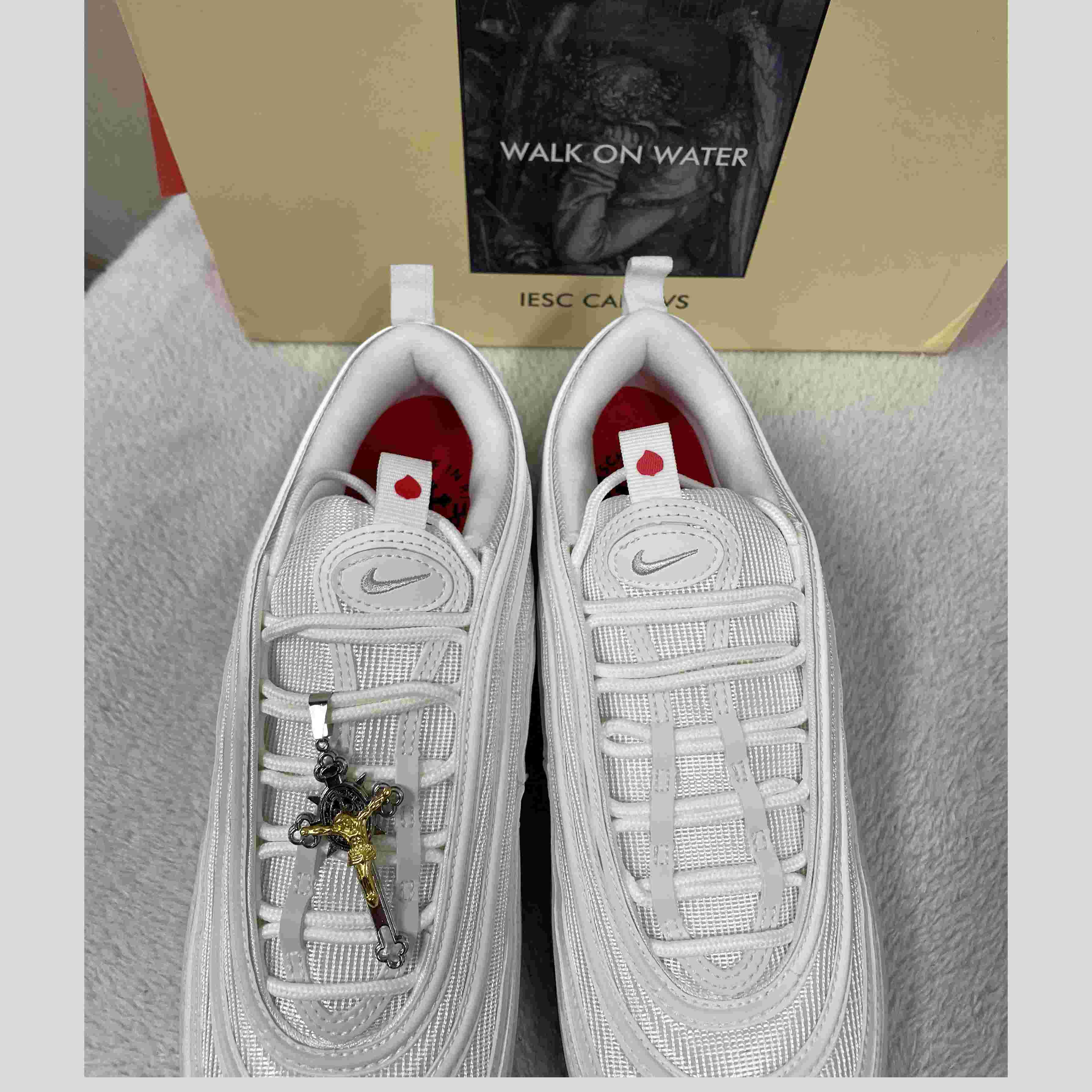 NK Air Max 97 MSCHF x INRI Jesus ShoesSneakers      921826-101 - DopestKickz