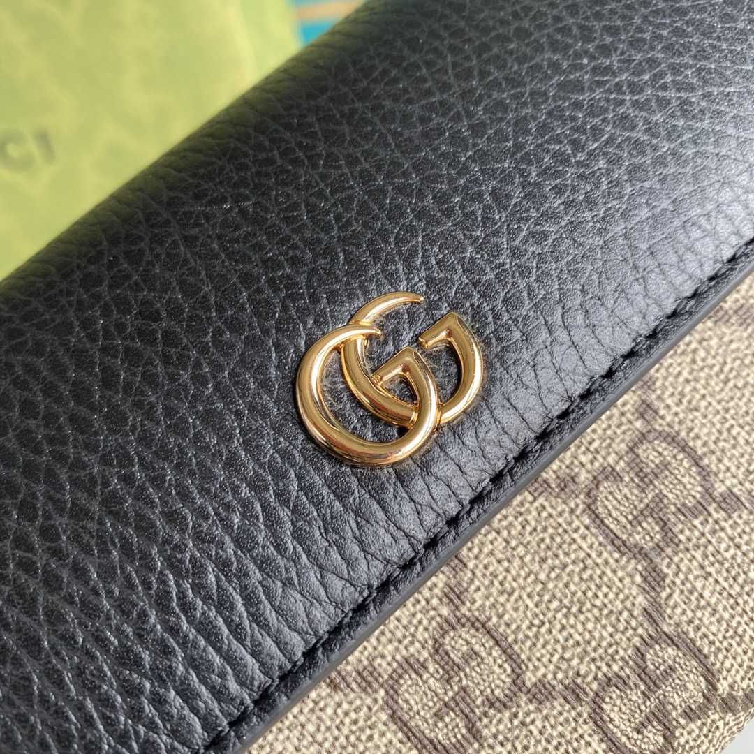 Gucci GG Marmont Chain Wallet(19-10-3.5CM)    - DopestKickz