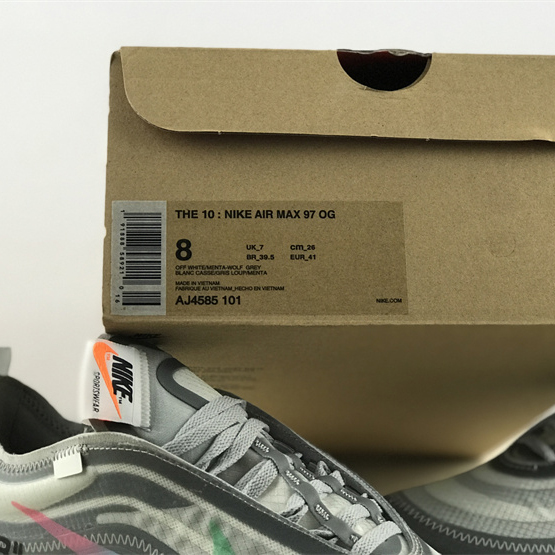 Off-White x Nike Air Max 97 “Menta”Sneakers     AJ4585-101 - DopestKickz