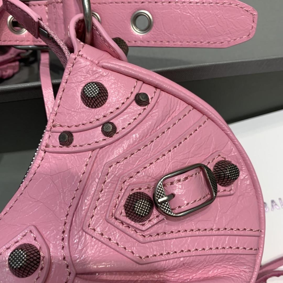Balenciaga Women's Le Cagole XS Shoulder Bag In Pink(26-12-6cm) - DopestKickz