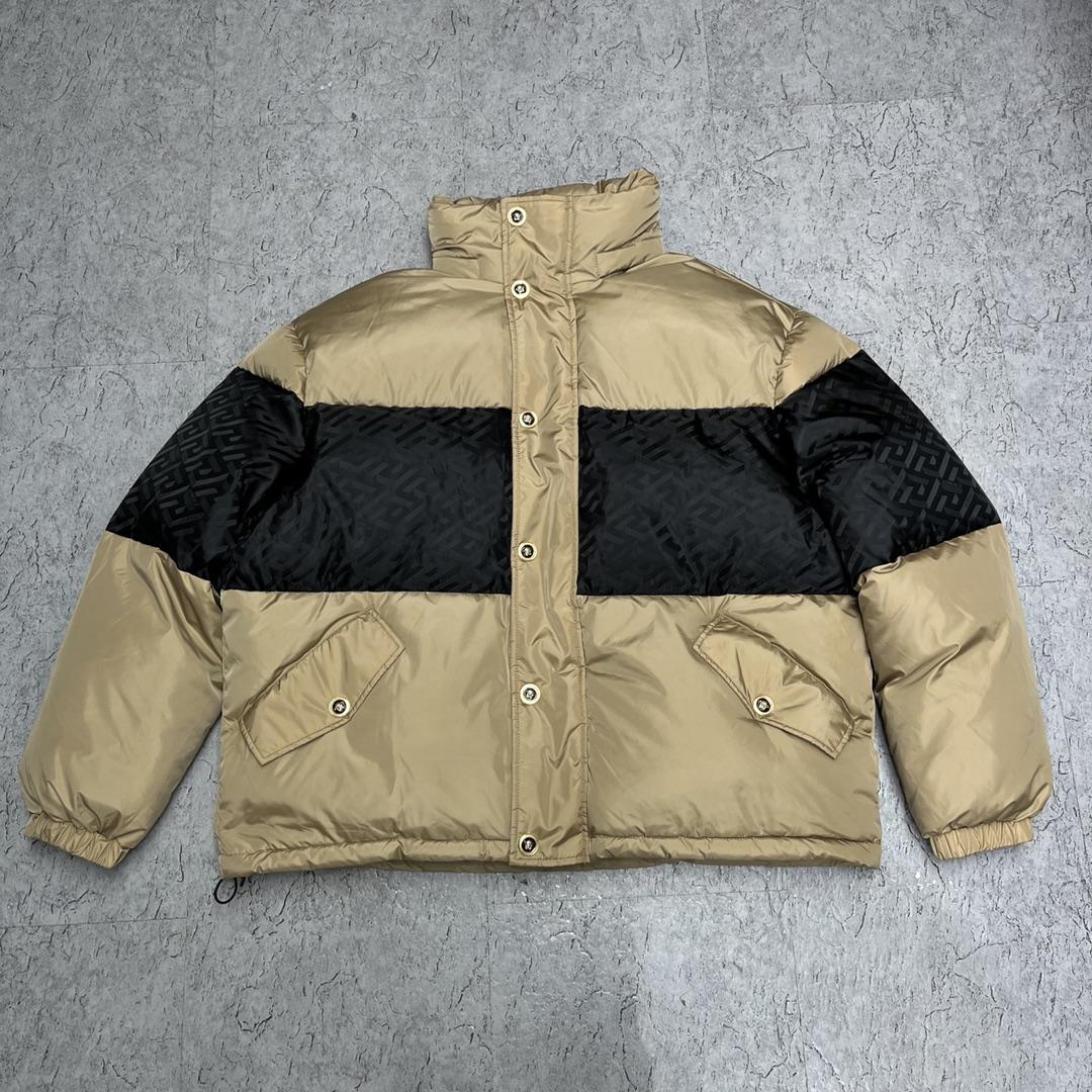 Versace La Greca Puffer Jacket - DopestKickz